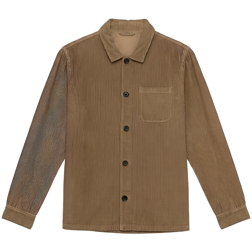 Chaqueta de Pana Camel 100% Algodón Orgánico Talla S (muestra de diseño)