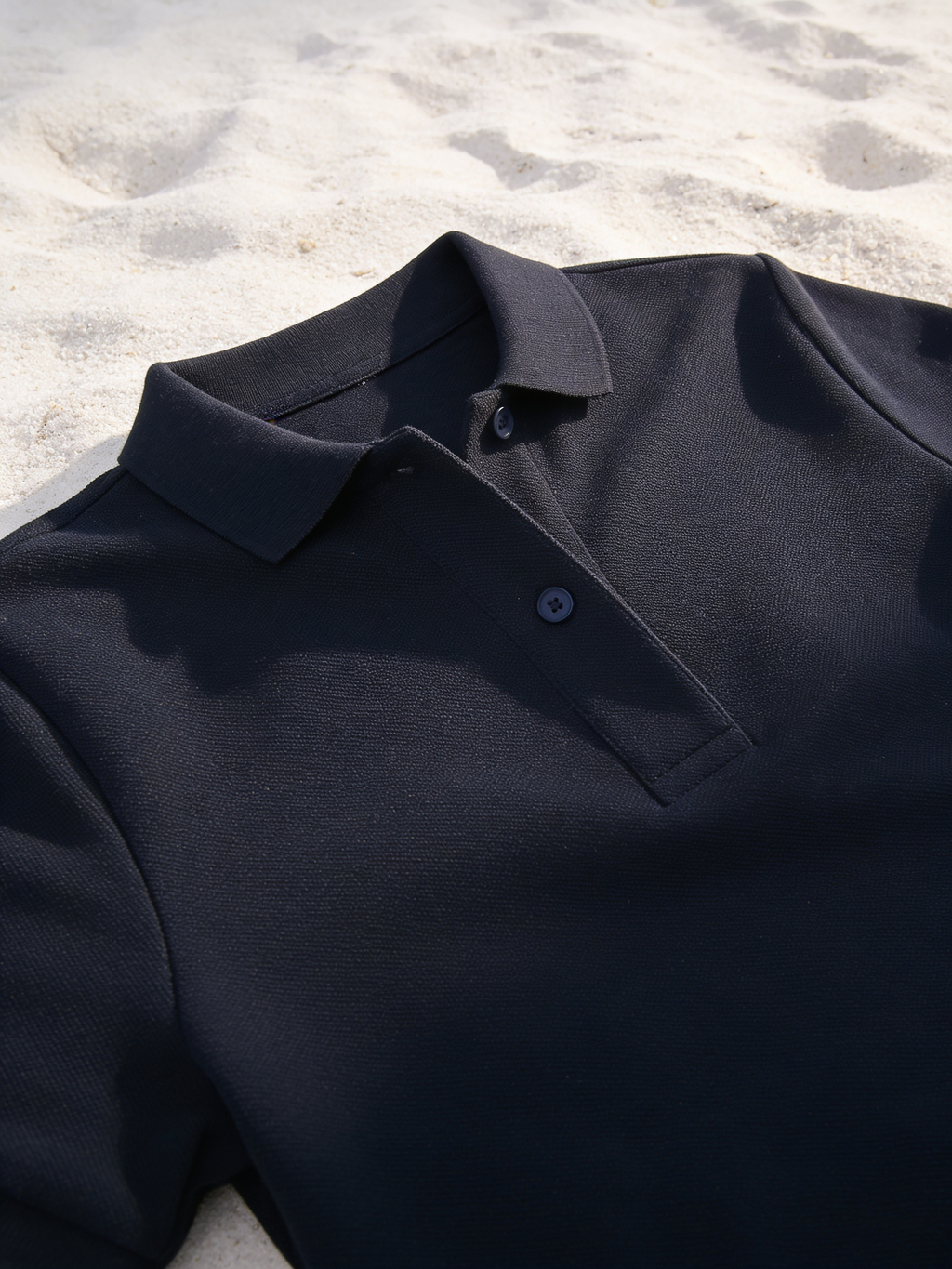 Polo 100% algodón orgánico Azul Marino