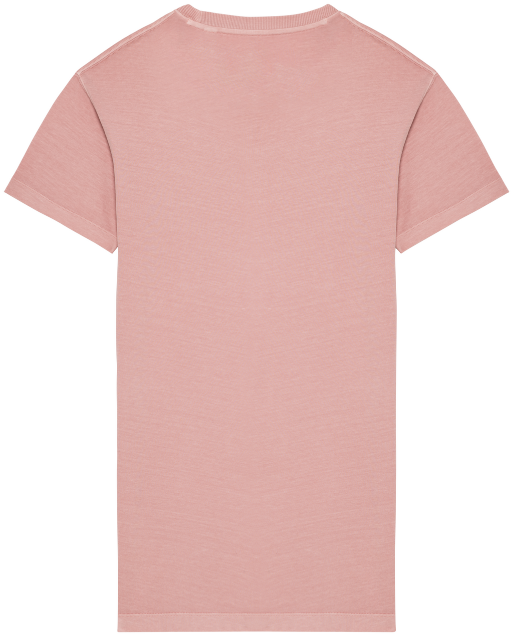 Vestido Oversize Efecto Lavado Rosa (muestra de diseño)