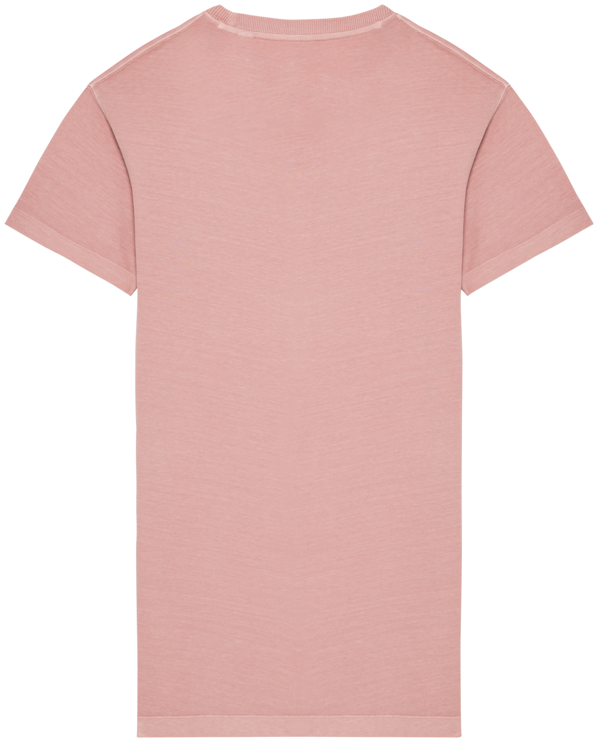 Vestido Oversize Efecto Lavado Rosa (muestra de diseño)