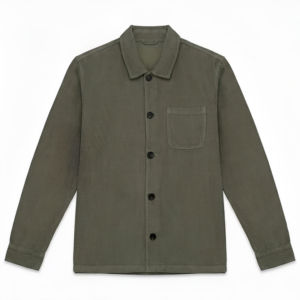 Chaqueta de Pana Khaki 100% Algodón Orgánico