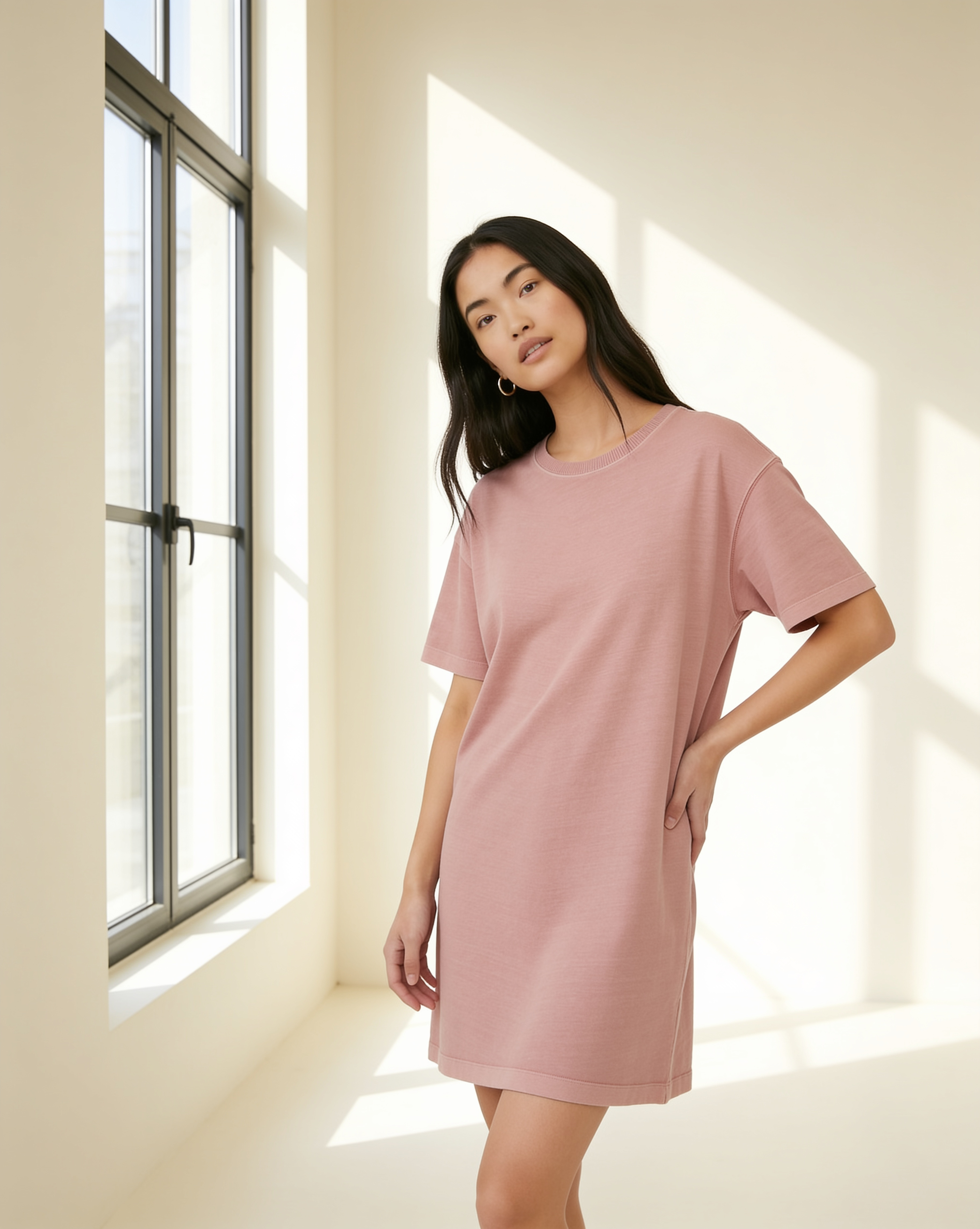 Vestido Oversize Efecto Lavado