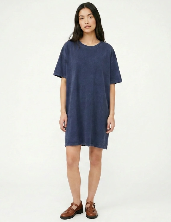 Vestido Oversize Efecto Lavado