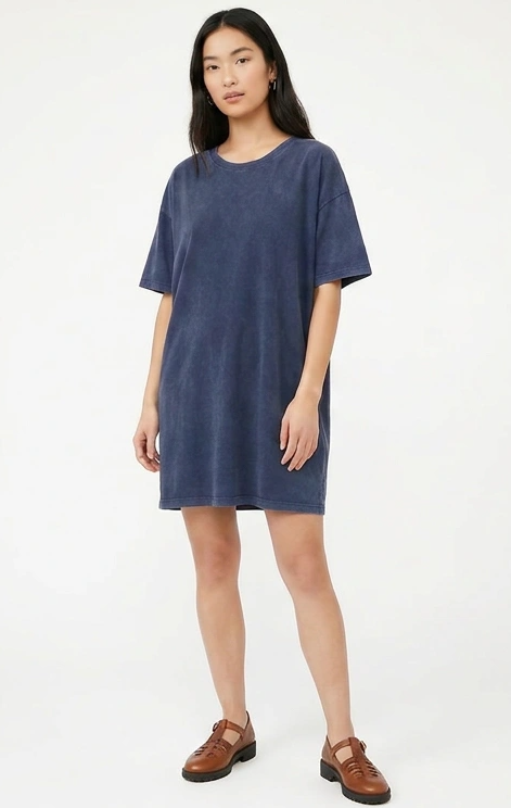 Vestido Oversize Efecto Lavado