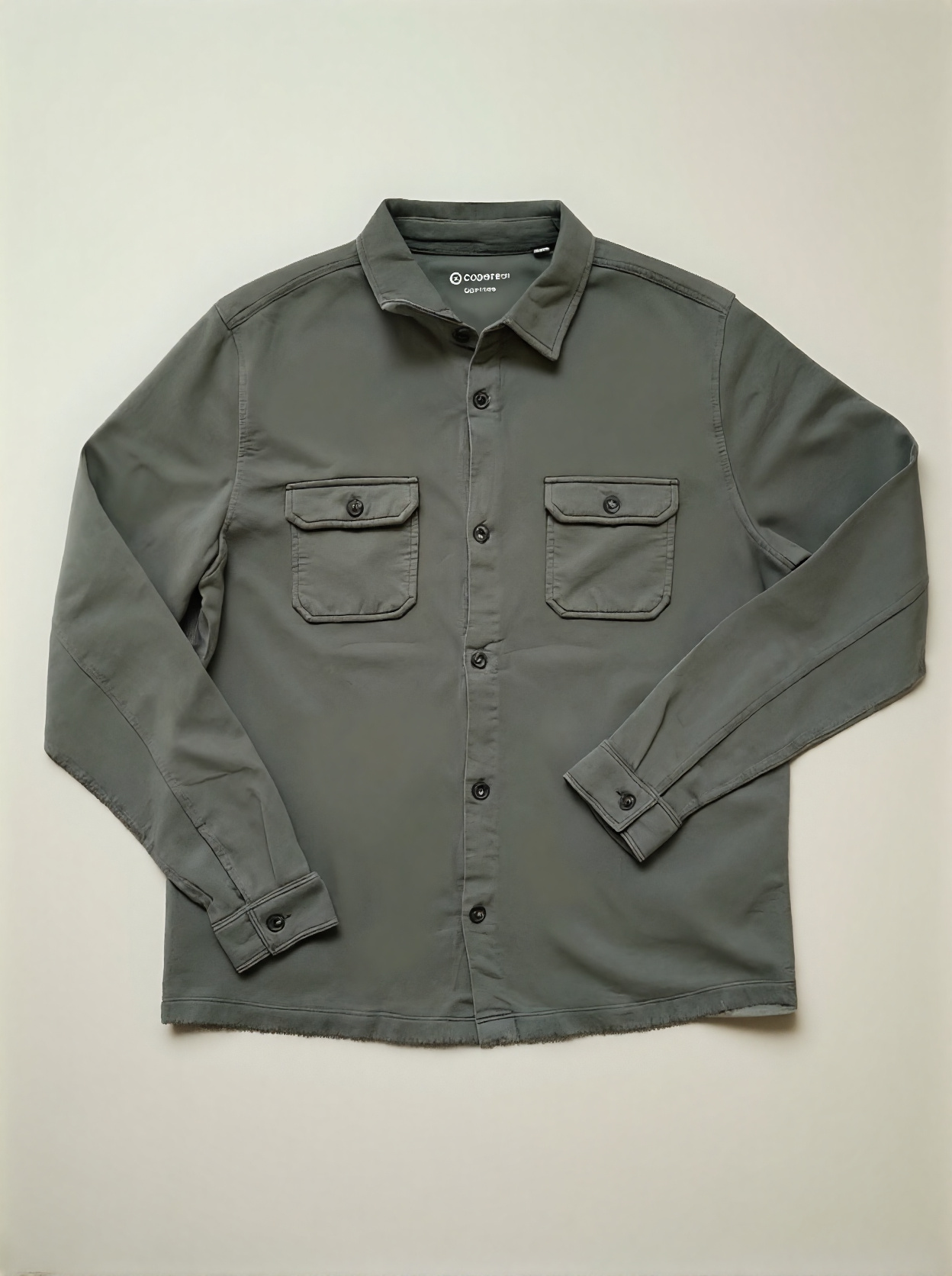 Sobrecamisa Felpa Khaki Lavado (muestra de diseño)