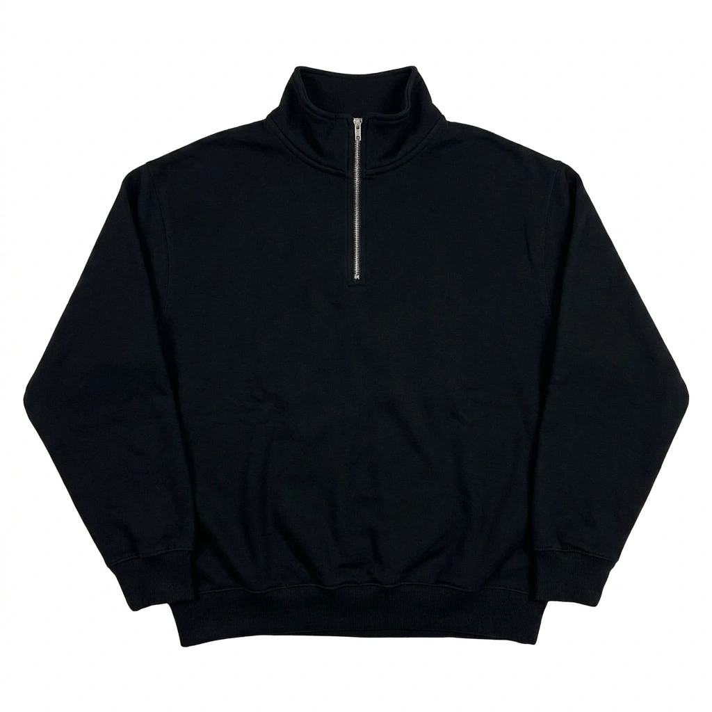 Sudadera Oversize Negra Unisex talla M  (Muestra)