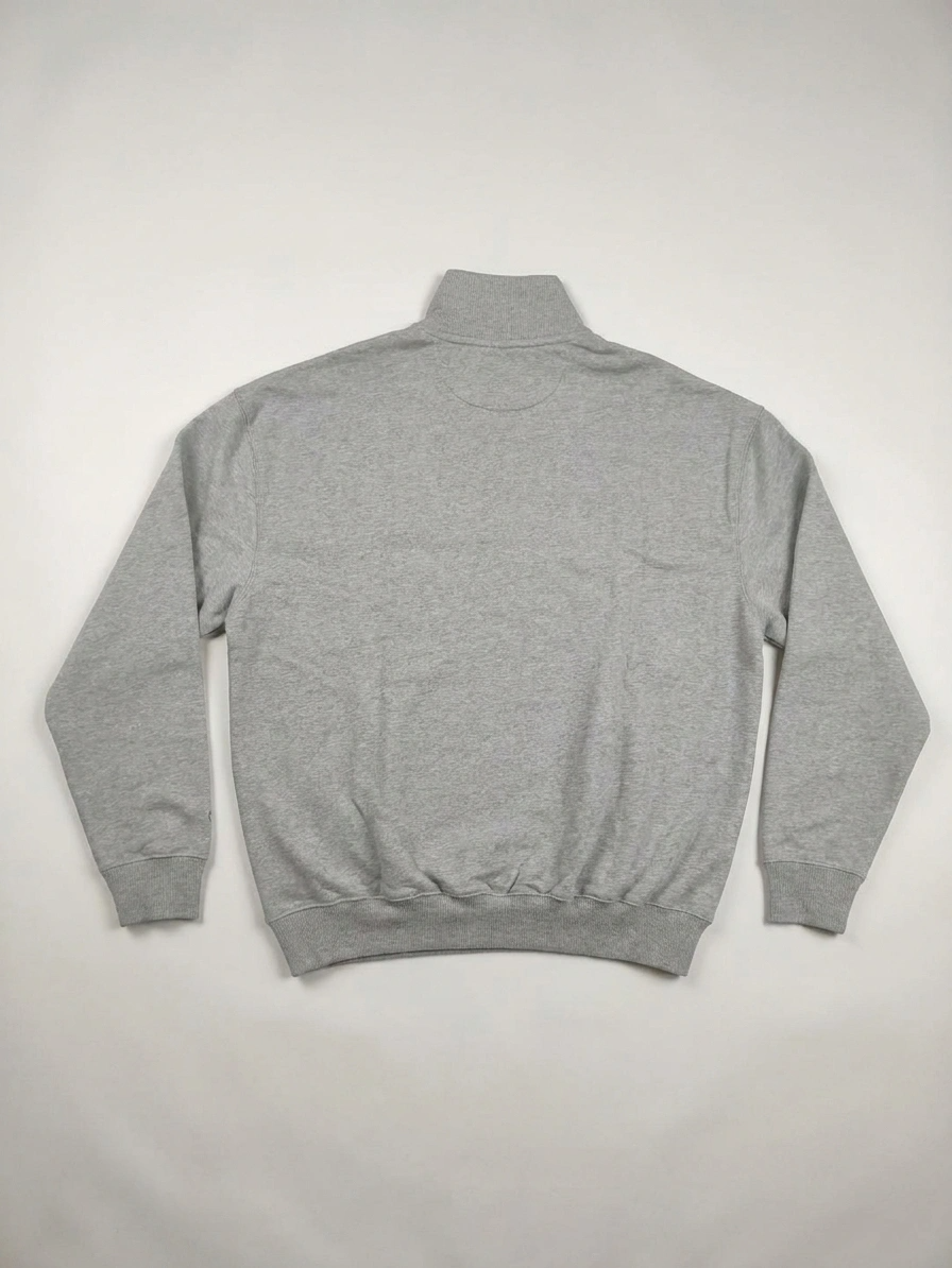 Sudadera Oversize Gris Jaspeado Unisex  talla L (Muestra)