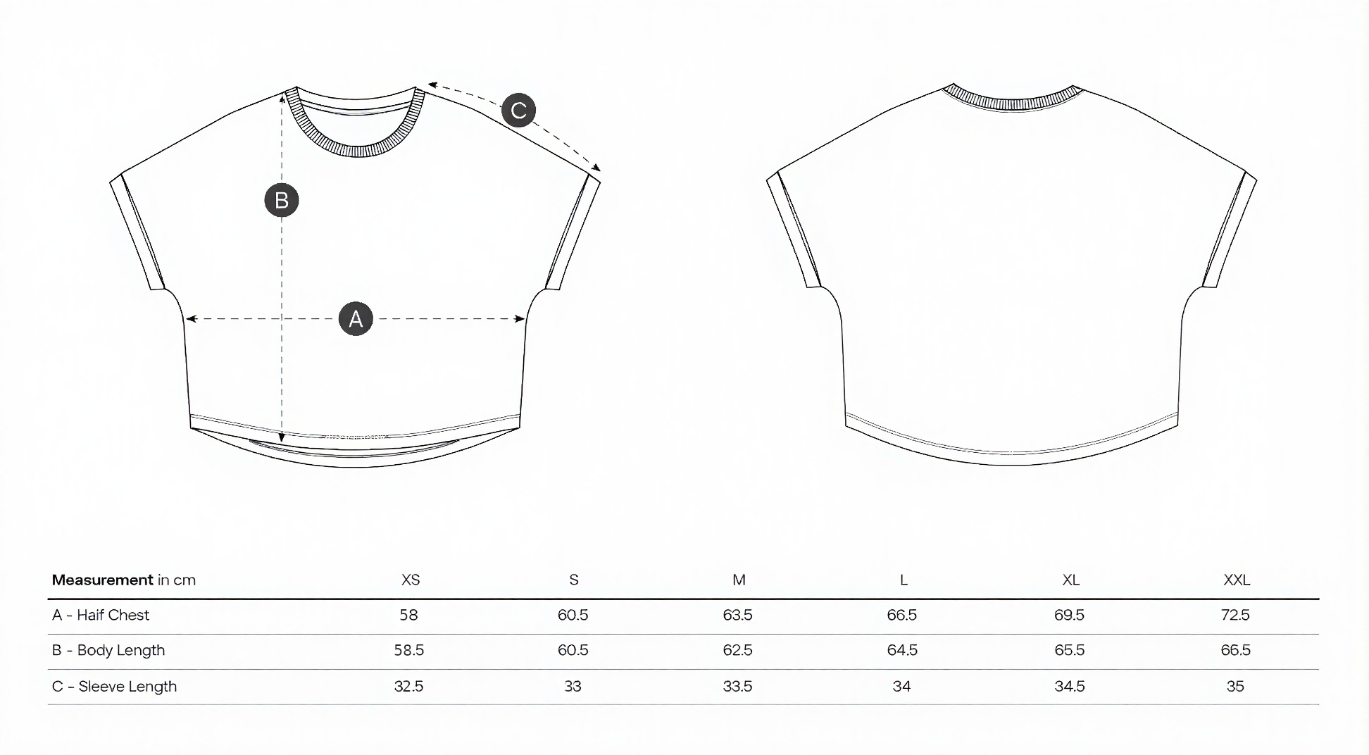 Camiseta Oversize con Mangas Vueltas
