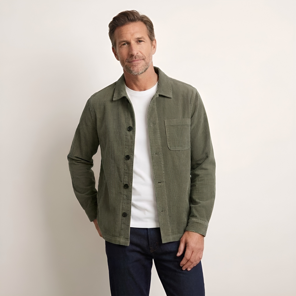 Chaqueta de Pana Khaki 100% Algodón Orgánico