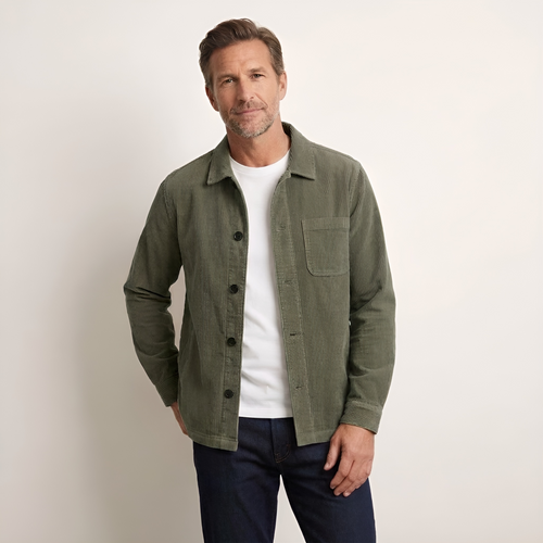 Chaqueta de Pana Khaki 100% Algodón Orgánico